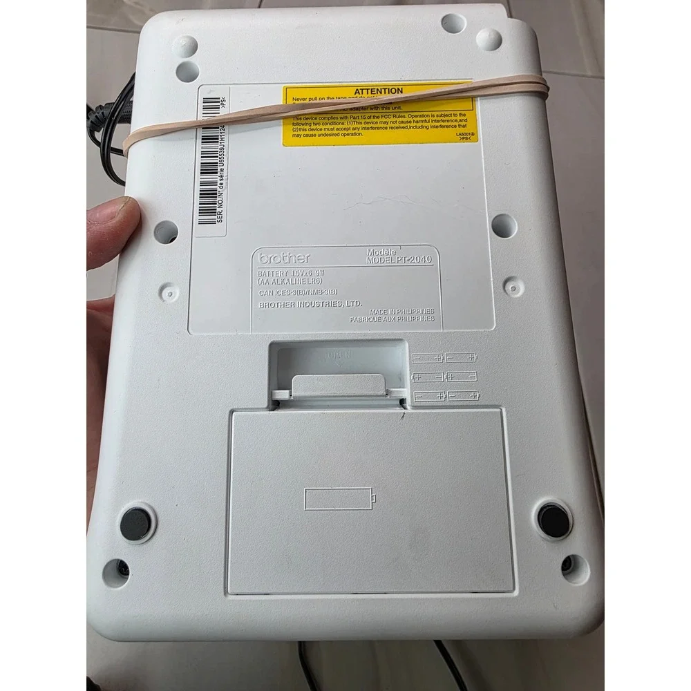 Brother P-Touch PT-2040 Label Maker Desktop Labeling System‎ Power Adapter F2